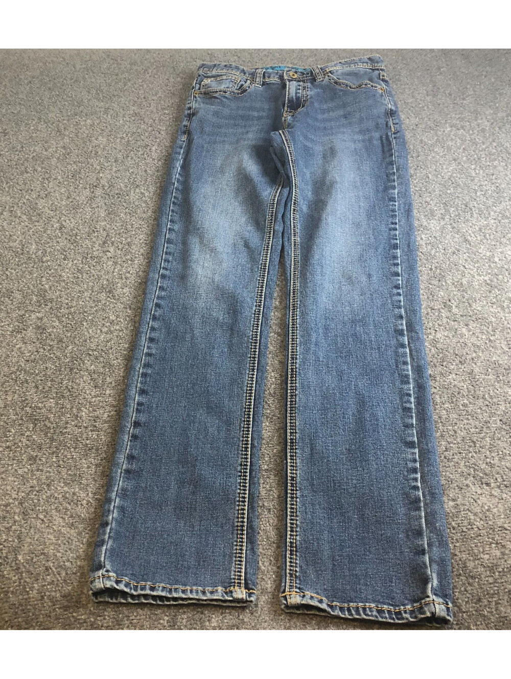 Rock&Roll Jeans Boys 18R Blue 27x32 Revolver Adjustable Waist Western Cowboy